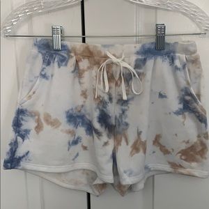 Ruby and Jenna tie dye shorts